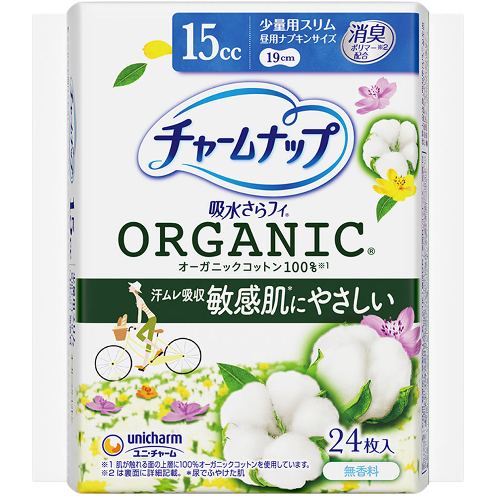 チャ－ムナップコットン　少量用 ２４枚 ユニ・チャーム