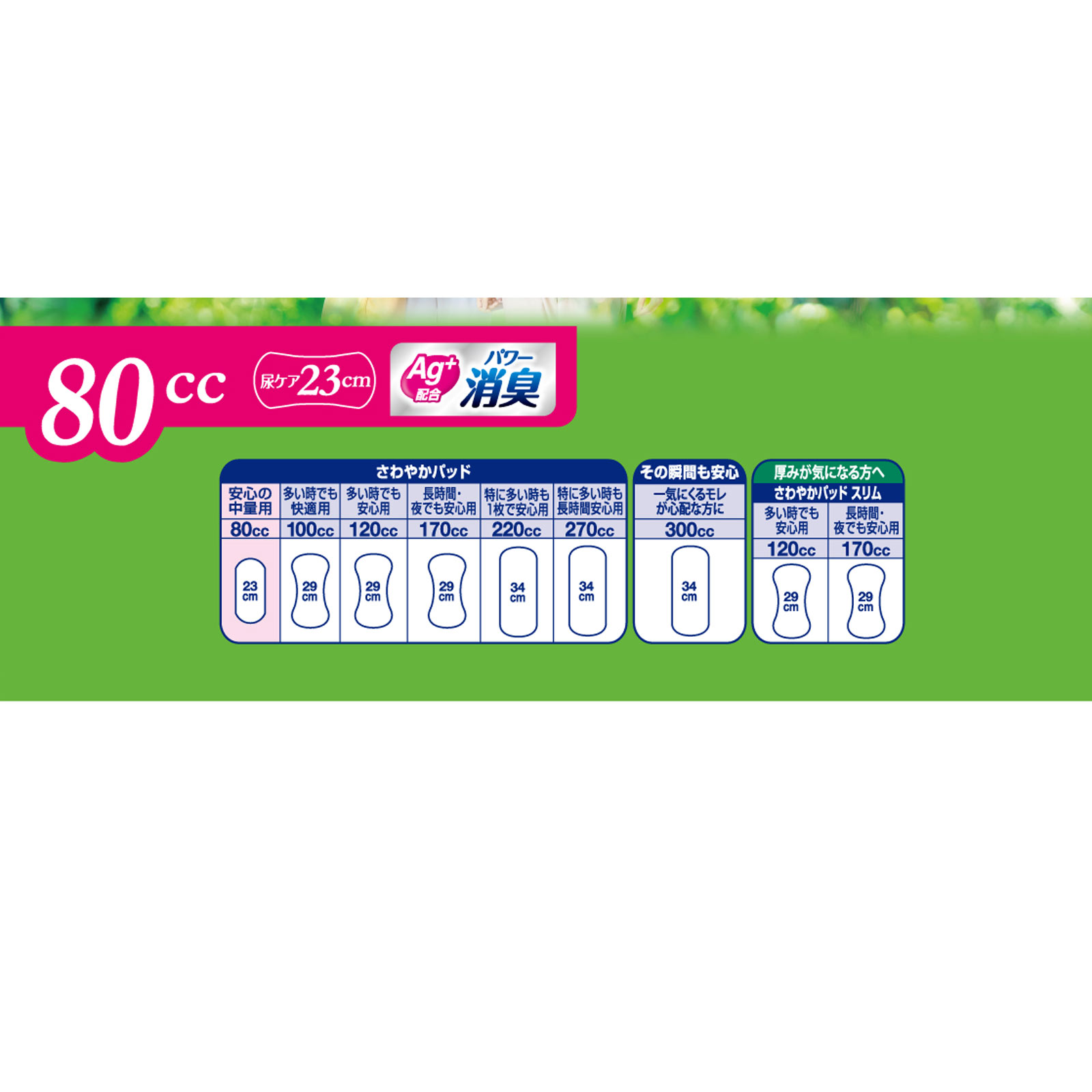 ライフリーさわやかパッド安心の中量用 | マツキヨココカラオンライン