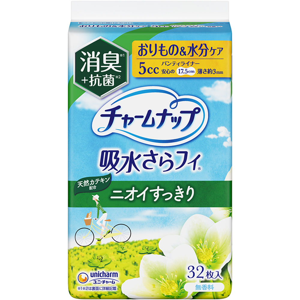 チャームナップ 吸水さらフィ 微量用 消臭タイプ ３２枚 ユニ・チャーム