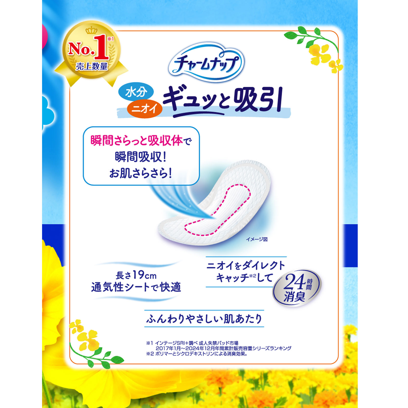 チャームナップ 少量用 132枚 ユニ・チャーム