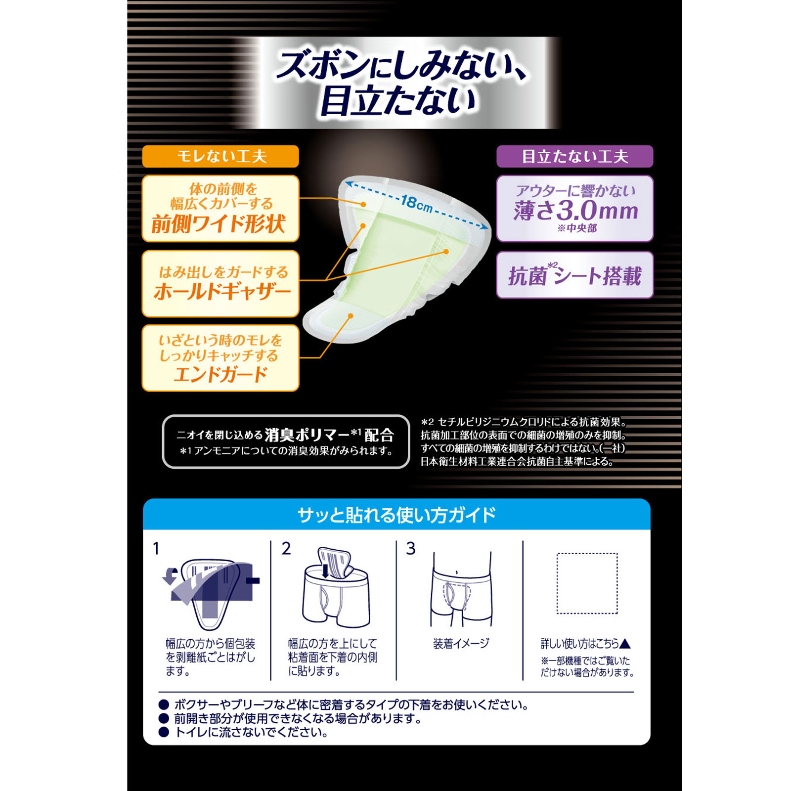 ライフリー さわやかパッド 男性用 少量 | マツキヨココカラオンライン