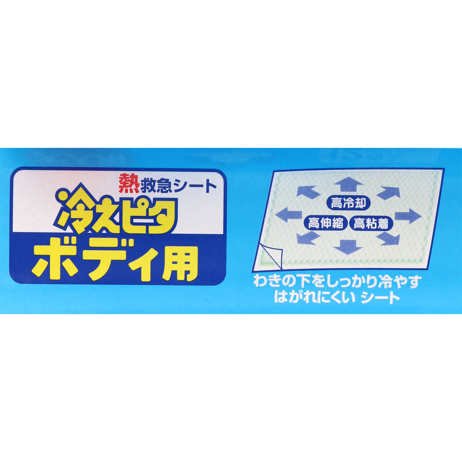 熱救急シート　冷えピタ　ボディ用　大人用　【風邪　発熱　冷却シート】 １２枚 ライオン