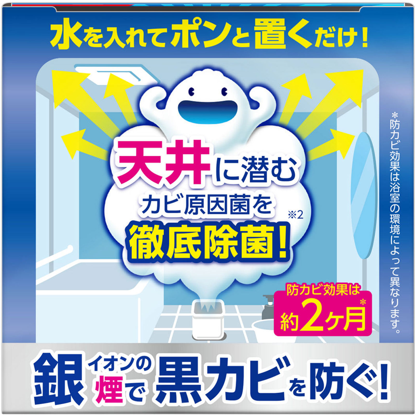 ルックプラス おふろの防カビくん煙剤 カビ防止 ５ｇ ライオン