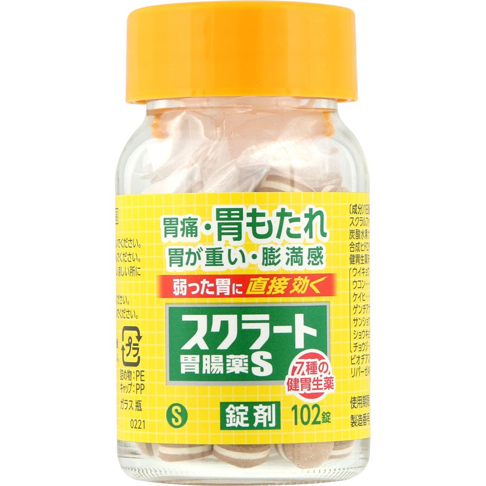 スクラート胃腸薬Ｓ（錠剤） １０２錠 ライオン 【第2類医薬品】