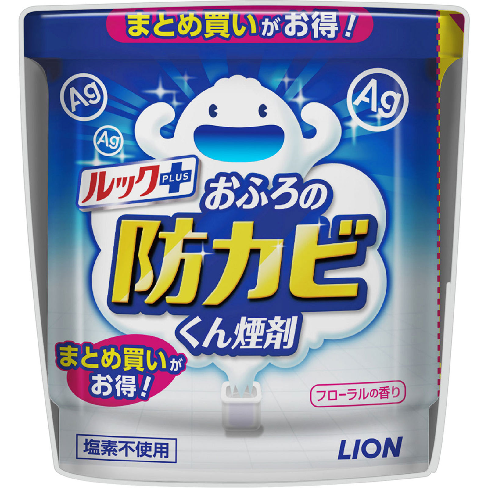 ルックプラス おふろの防カビくん煙剤 カビ防止 3個パック ５ｇ×３個 ライオン