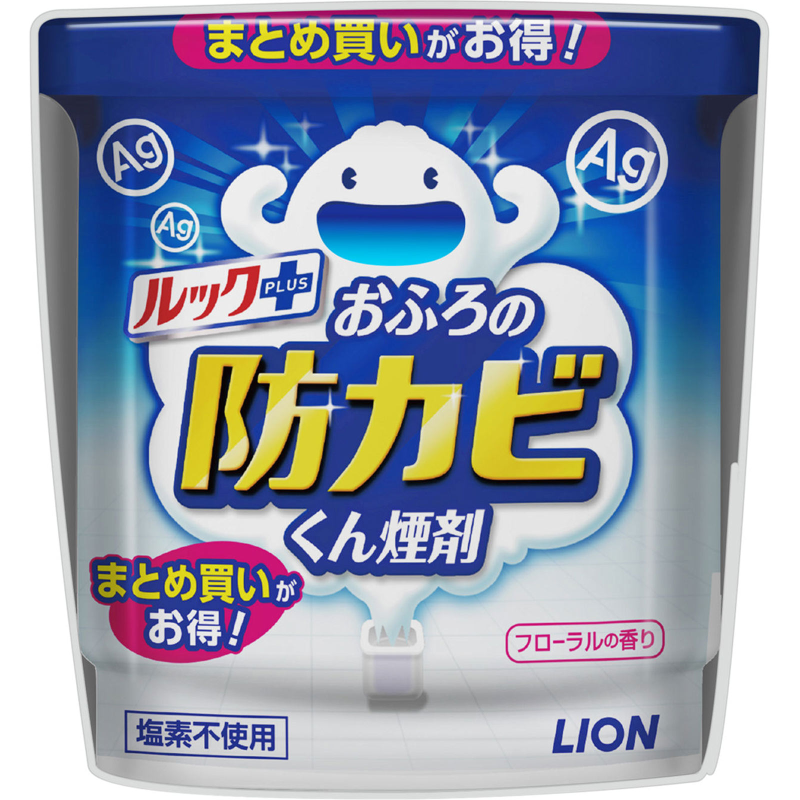 ルックプラス おふろの防カビくん煙剤 カビ防止 3個パック ５ｇ×３個 ライオン