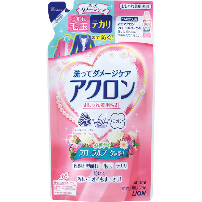 アクロン フローラルブーケの香りつめかえ用 ４００ｍｌ ライオン
