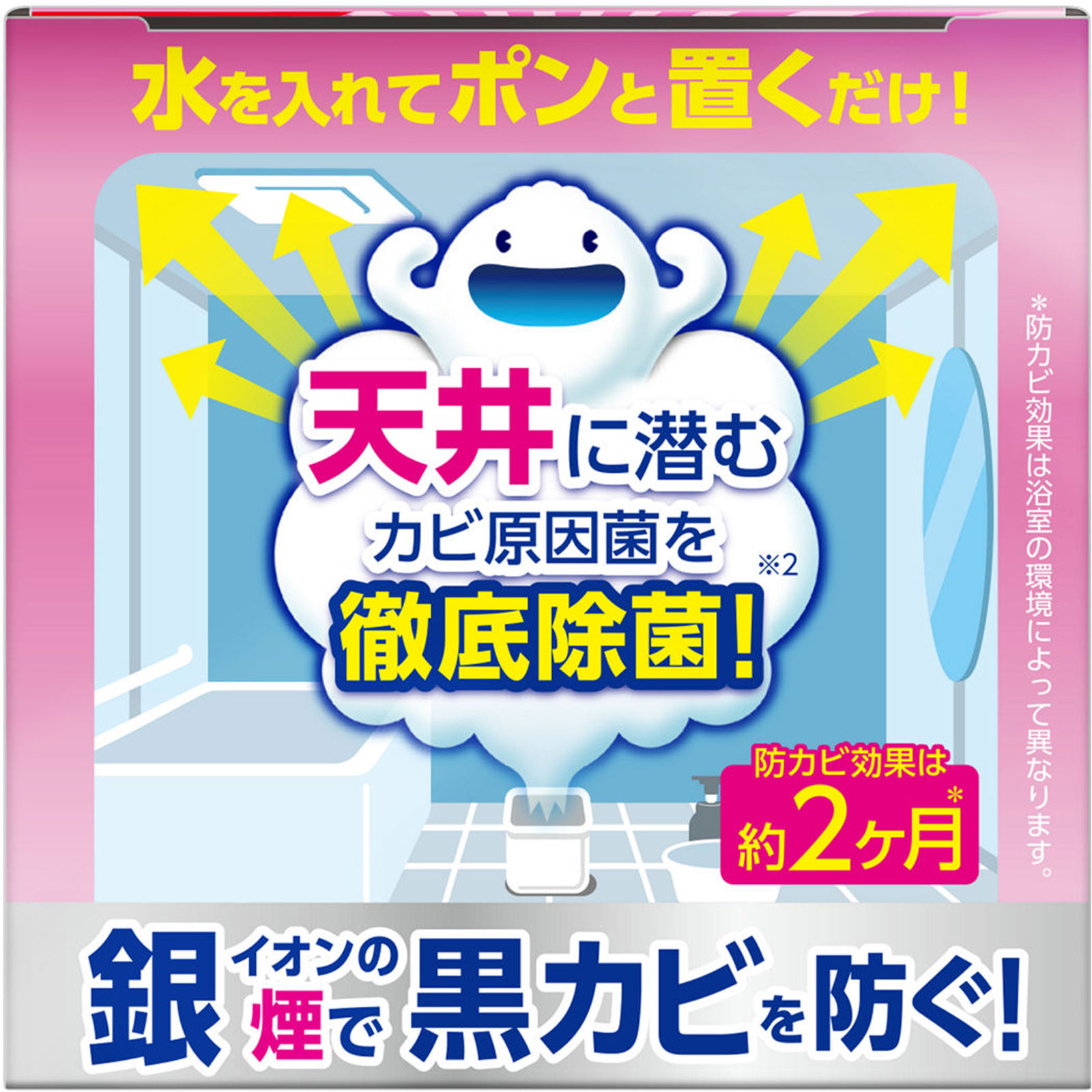 ルックプラス おふろの防カビくん煙剤 カビ防止 せっけんの香り ５ｇ ライオン