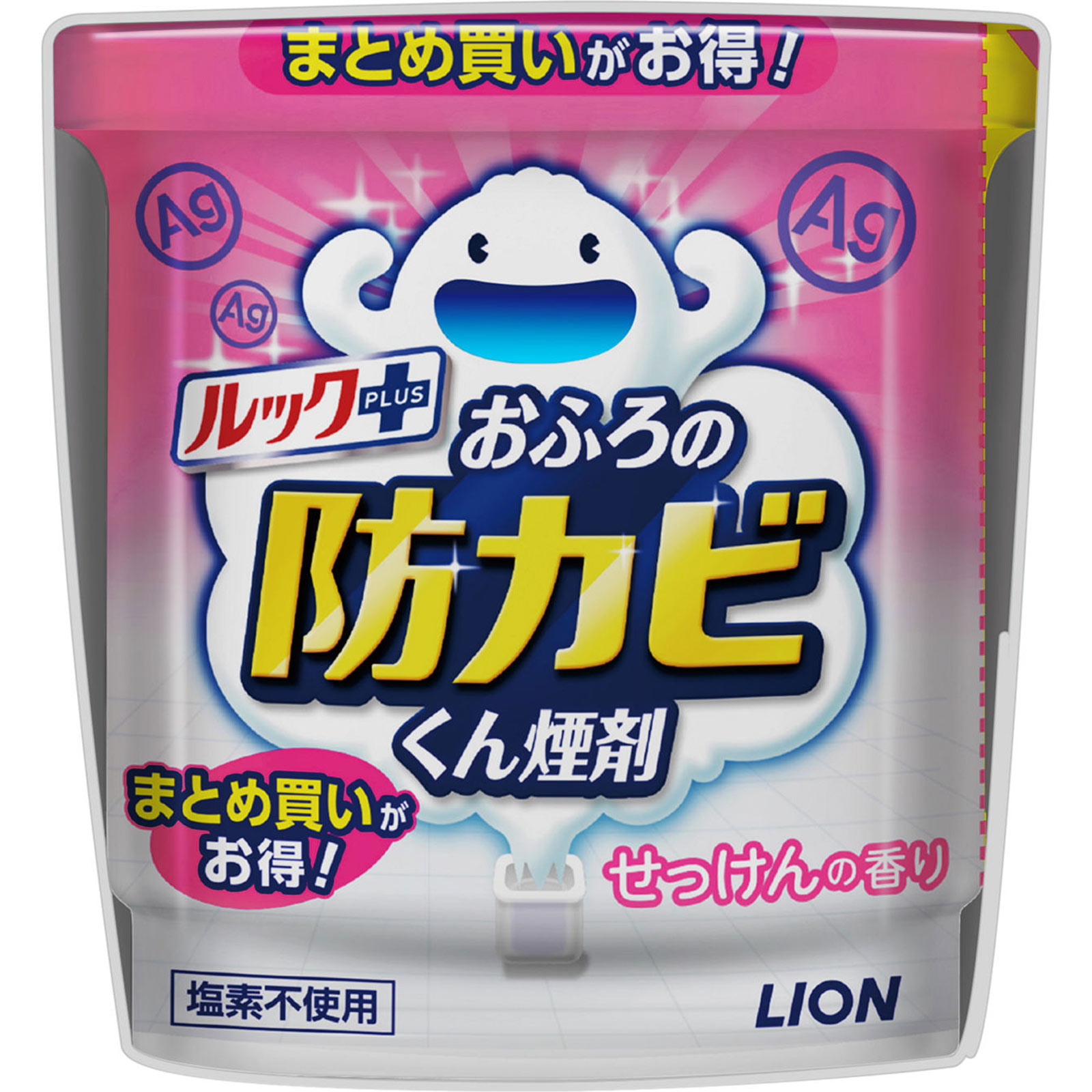 ルックプラス おふろの防カビくん煙剤 カビ防止 せっけんの香り 3個パック ５ｇ×３個 ライオン
