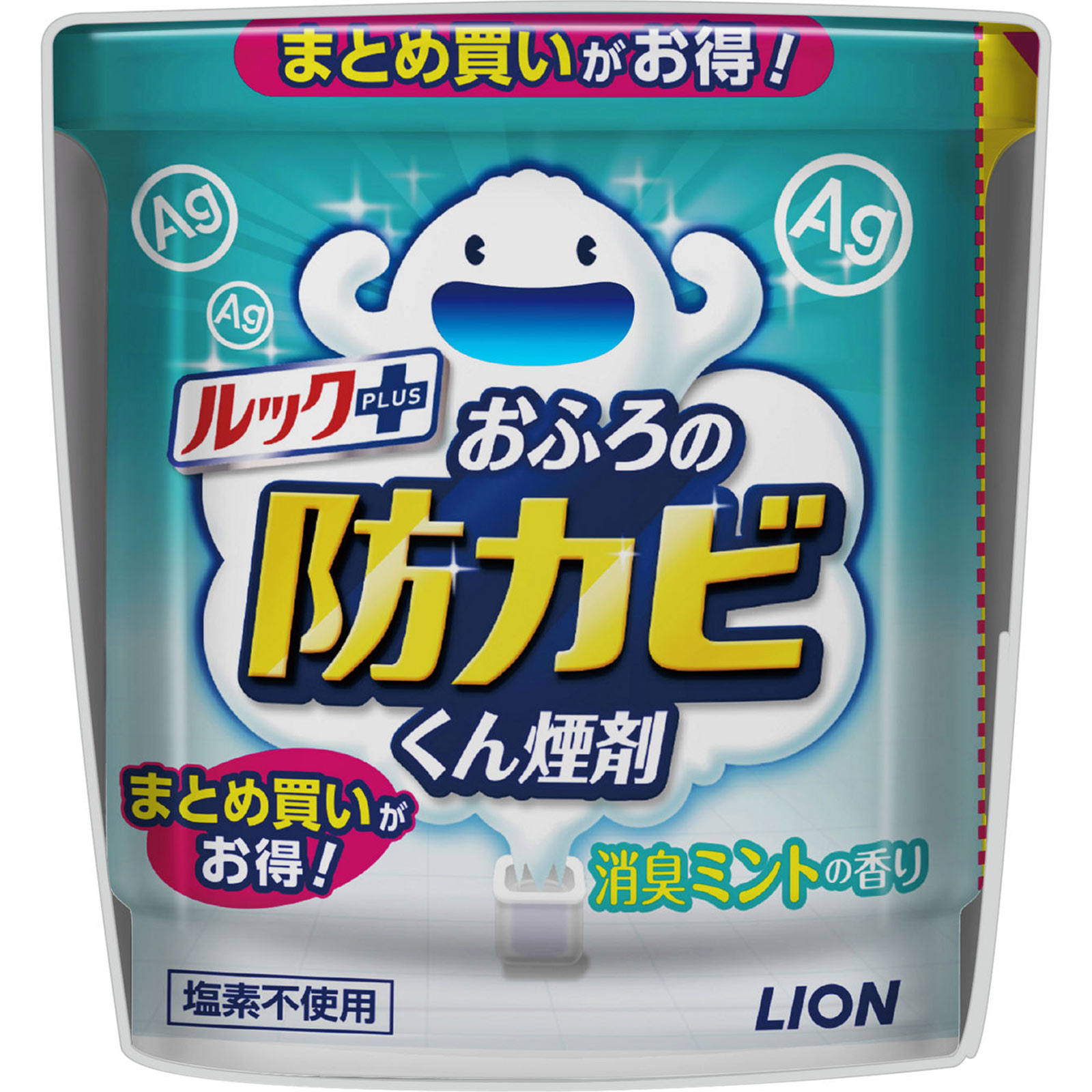 ルックプラス おふろの防カビくん煙剤 消臭ミントの香り ５ｇ×３ ライオン