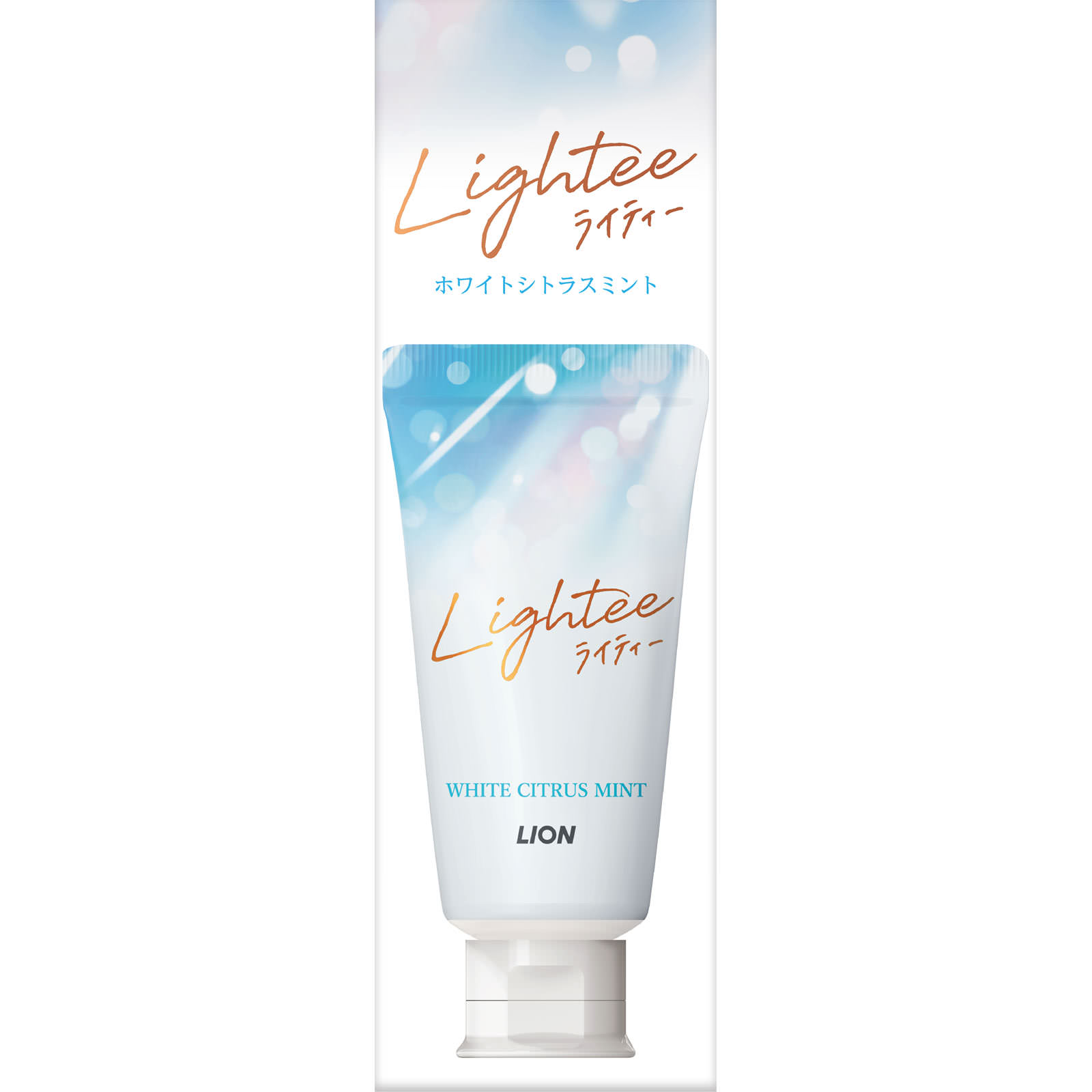Lightee (ライティー) ハミガキ ホワイトシトラスミント ホワイトニング 歯みがき粉 ５３ｇ ライオン (医薬部外品)