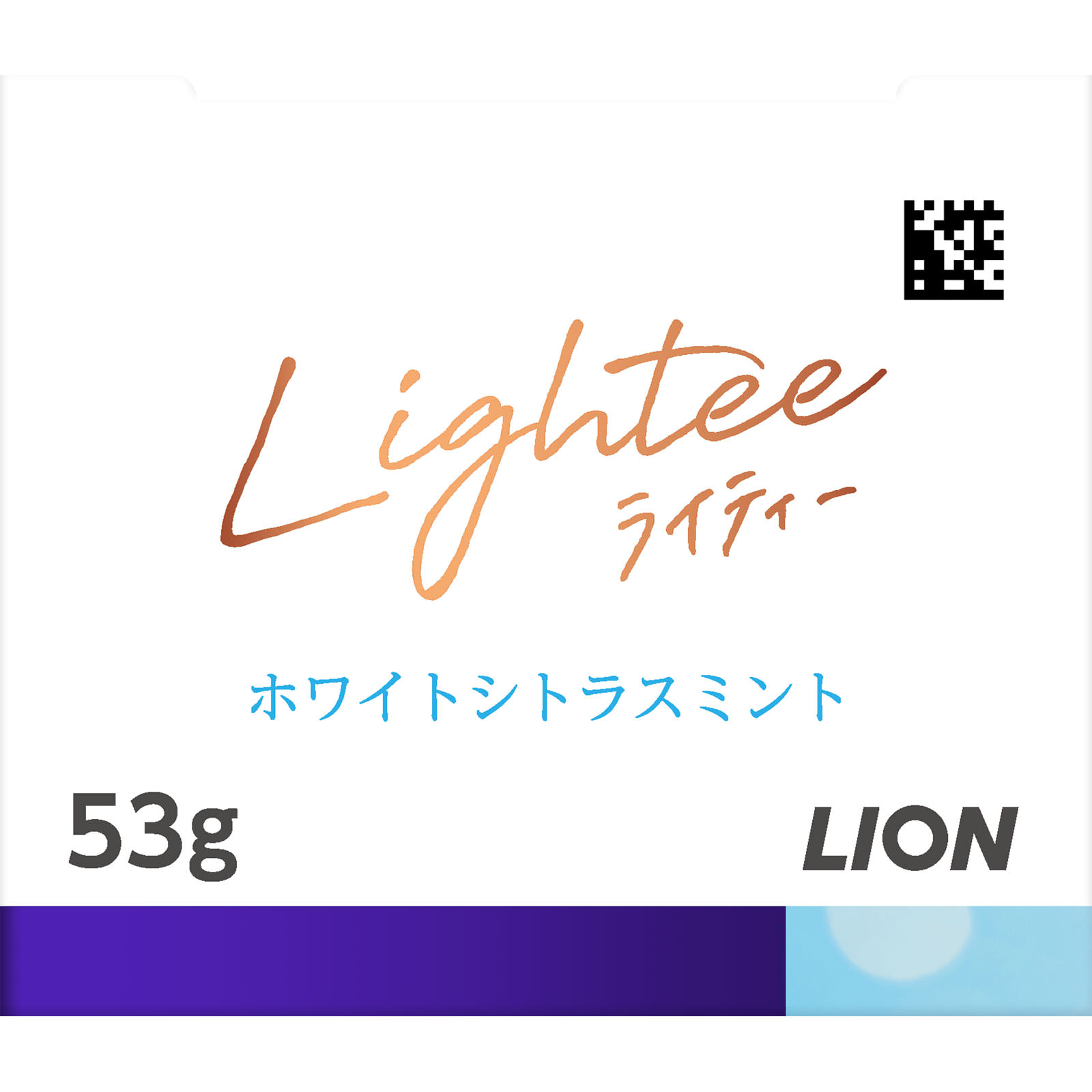 Lightee (ライティー) ハミガキ ホワイトシトラスミント ホワイトニング 歯みがき粉 ５３ｇ ライオン (医薬部外品)