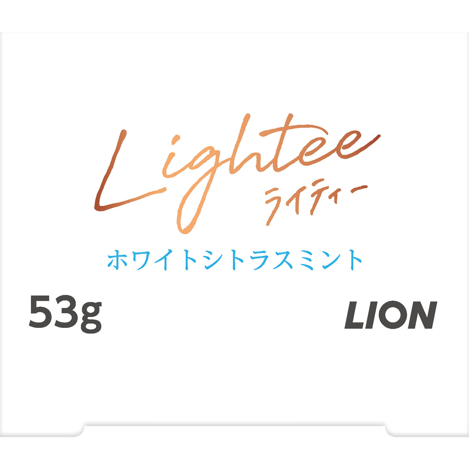 Lightee (ライティー) ハミガキ ホワイトシトラスミント ホワイトニング 歯みがき粉 ５３ｇ ライオン (医薬部外品)
