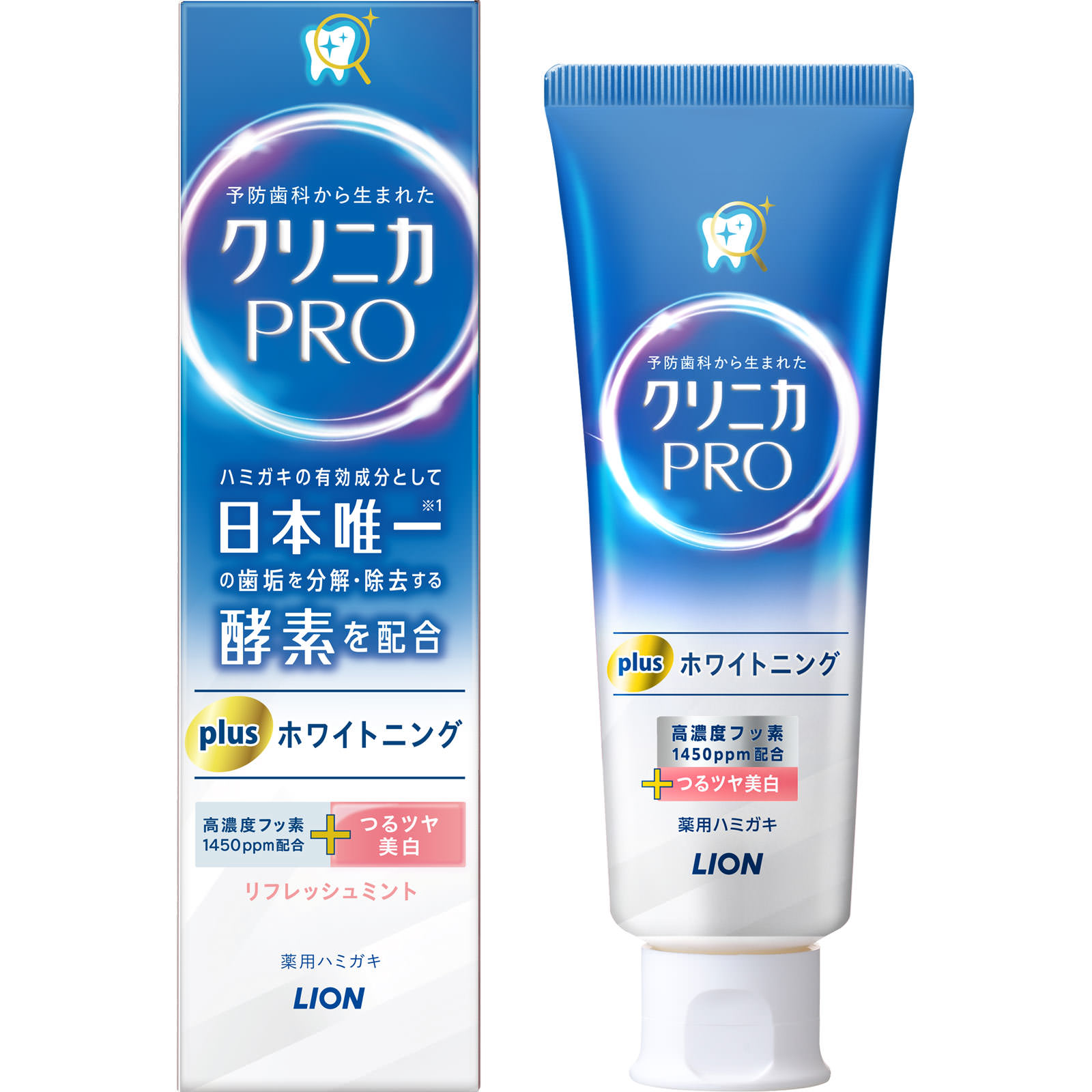 クリニカ ＰＲＯ（プロ） ホワイトニングハミガキ リフレッシュミント 歯磨き粉 ９５ｇ ライオン (医薬部外品)