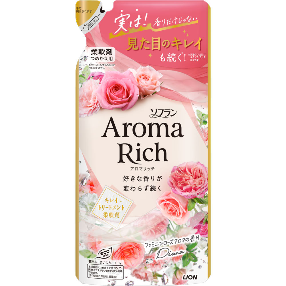 ソフランアロマリッチ ダイアナ つめかえ用 ３８０ｍｌ ライオン