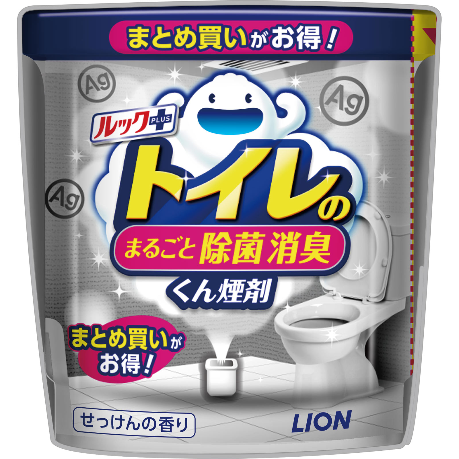 トイレのまるごと除菌消臭くん煙剤 ４ｇ×３個 ライオン