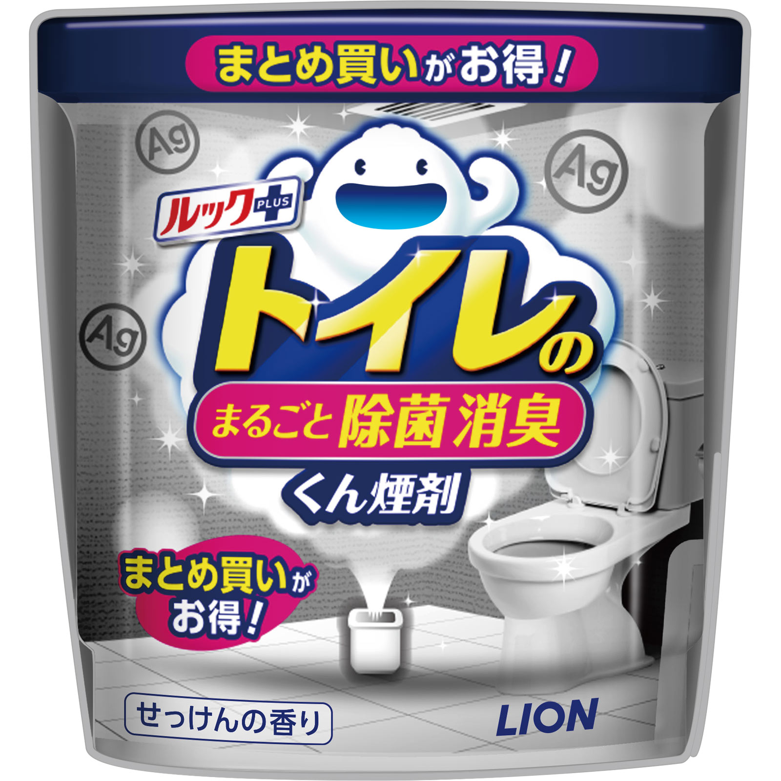 トイレのまるごと除菌消臭くん煙剤 ４ｇ×３個 ライオン
