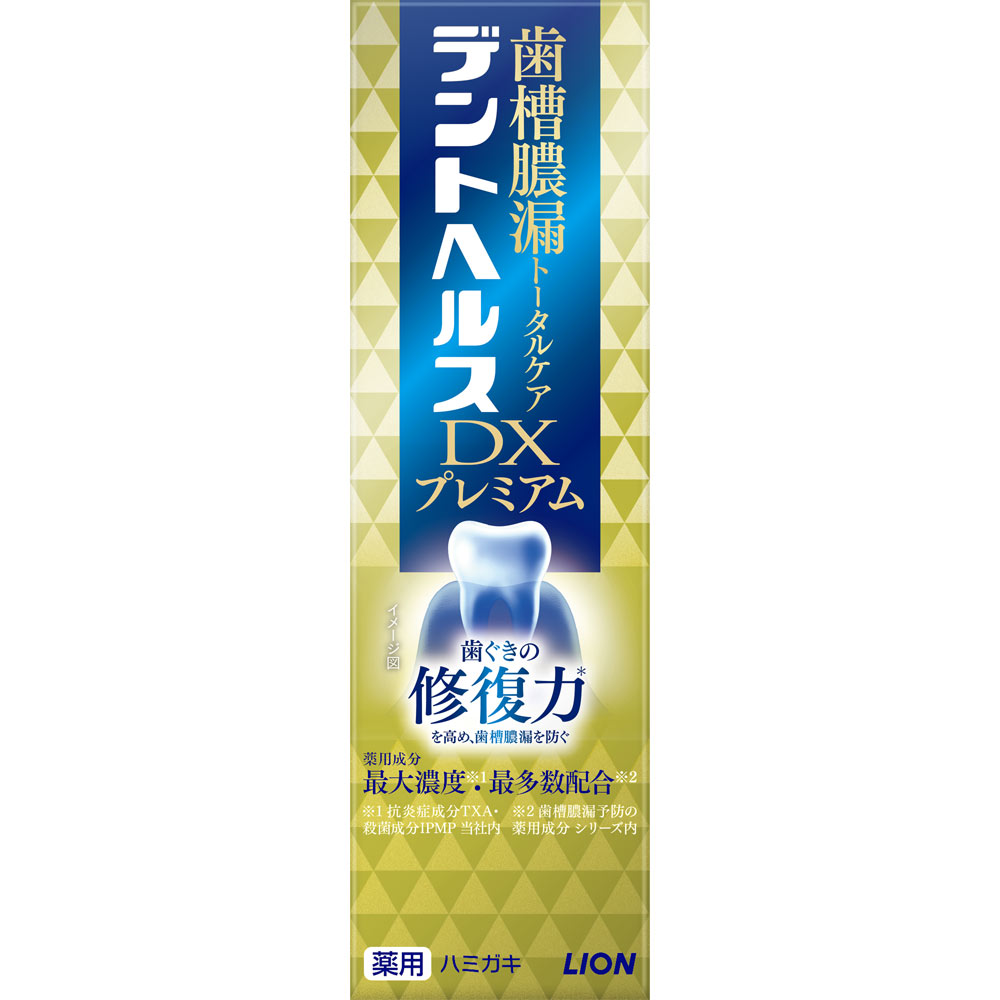 デントヘルス薬用ハミガキＤＸプレミアム ９０ｇ ライオン (医薬部外品)