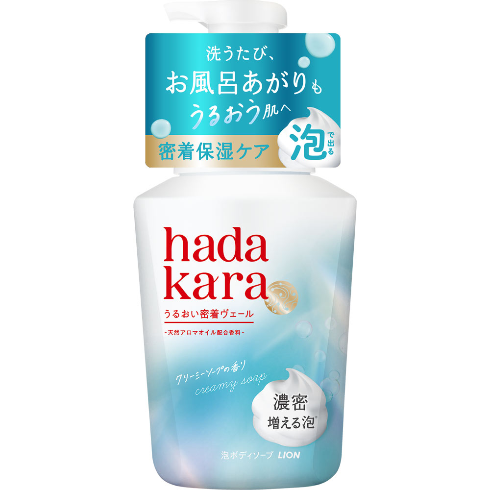 保湿剤　泡タイプ　100g 5本 hadakaraモイストボディケアソープ 泡タイプ クリーミーソープの香り