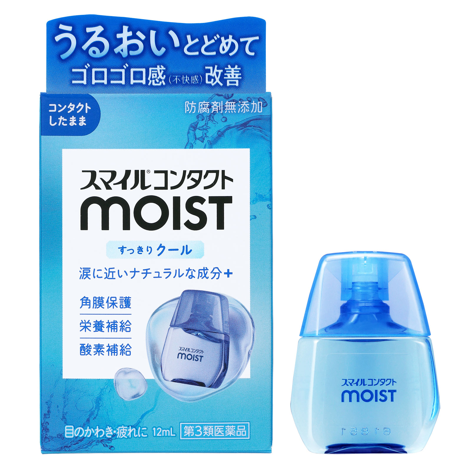 スマイルコンタクトモイスト クール １２ｍｌ ライオン 【第3類医薬品】