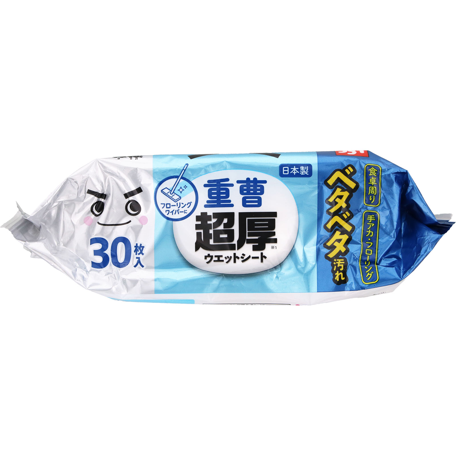 激落ちくん 重曹超厚ウエットシート 30枚入り レックケミカル
