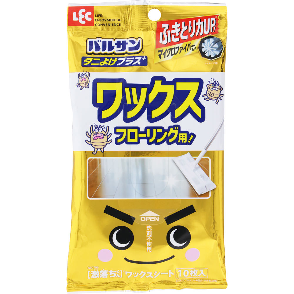 激落ちくん ワックスシート床用ダニよけプラス １０枚 レック