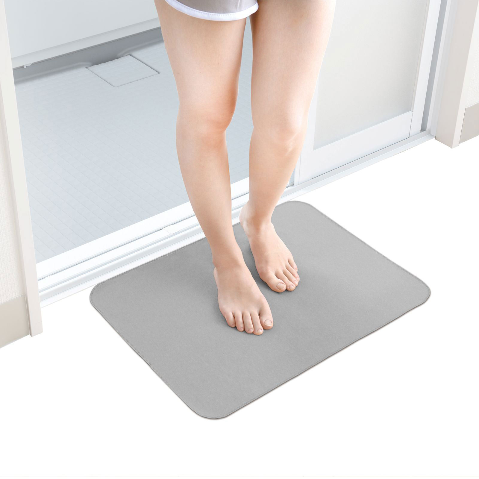 激落ちくん超薄サラサラバスマットGR | マツキヨココカラオンライン