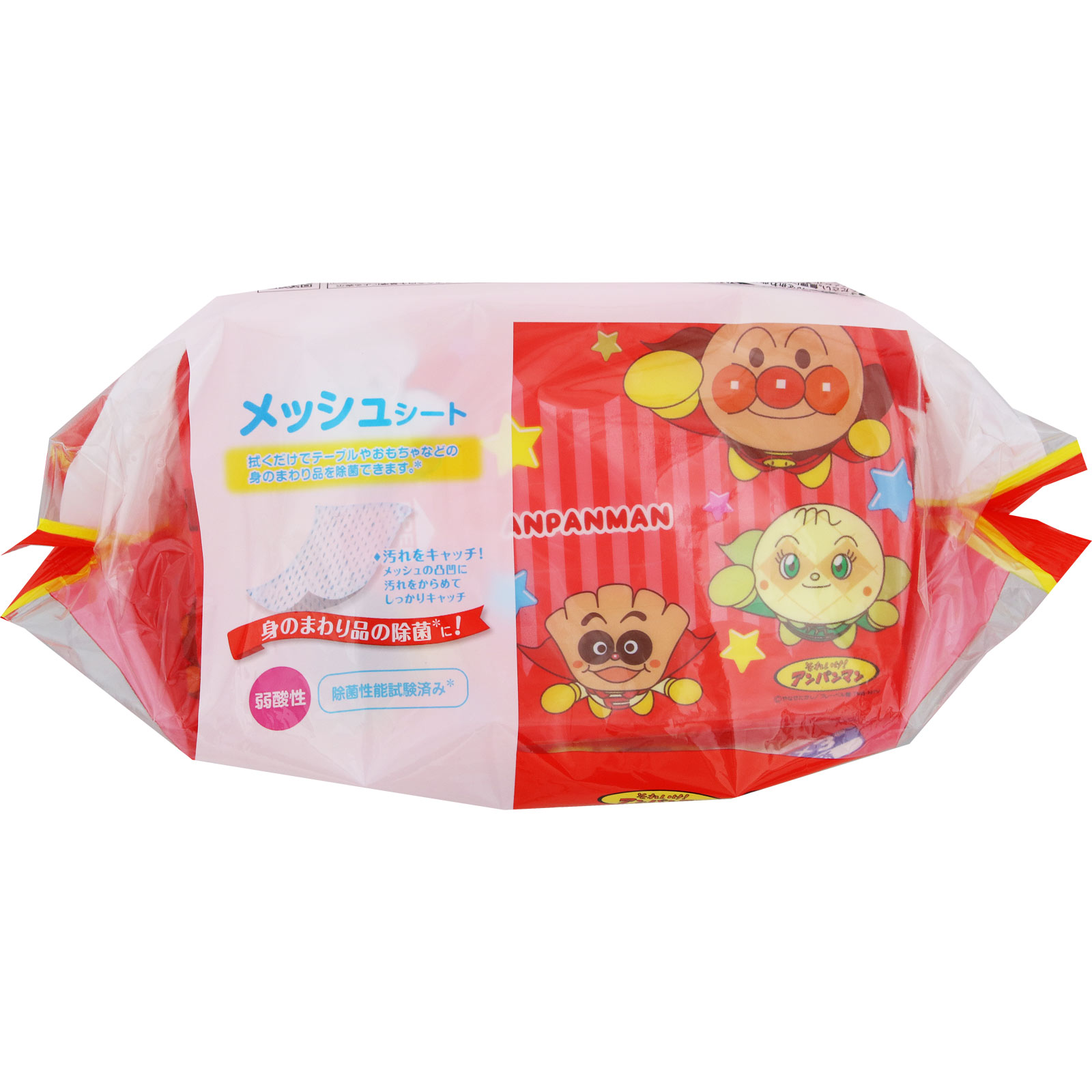 アンパンマンノンアルコール除菌シート 56枚3P レック