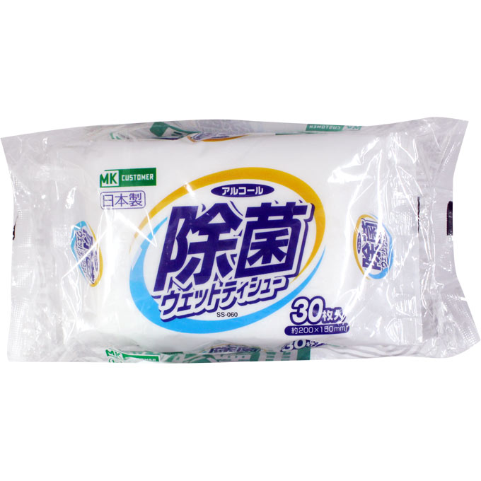 ＭＫＣ除菌ウェットティシュー ３０枚×３Ｐ