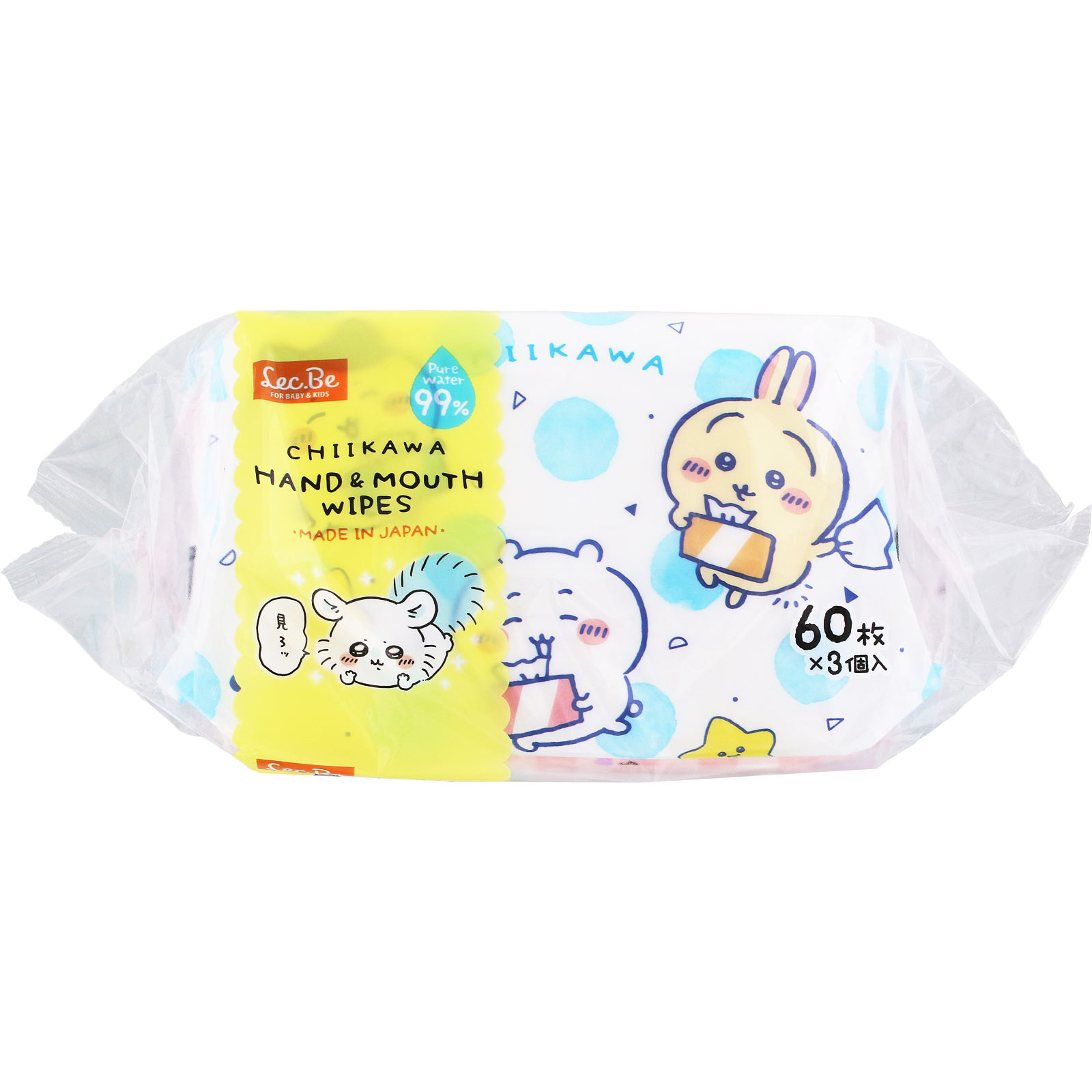 ちいかわ手口ふき ６０枚３Ｐ レック