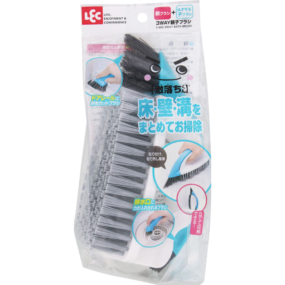３ＷＡＹ親子ブラシ １個入 レック