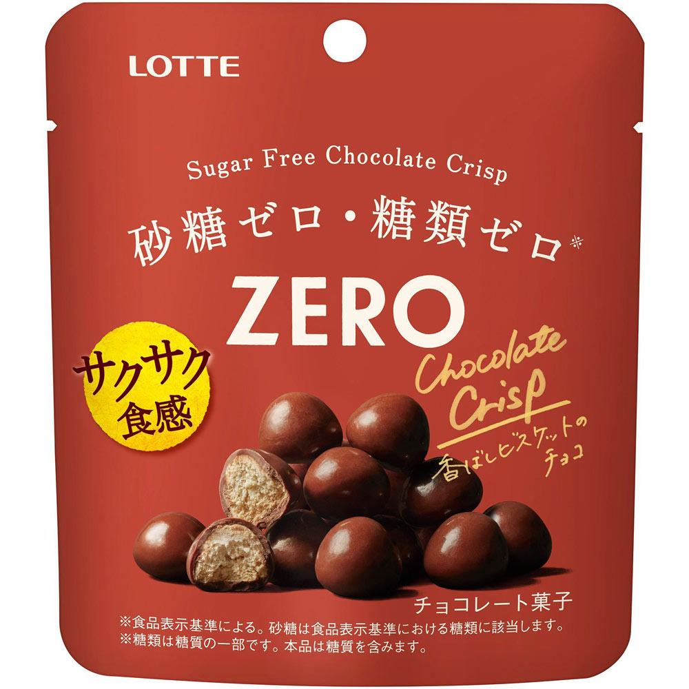 ゼロシュガーフリーチョコレートクリスプ ２８ｇ ロッテ