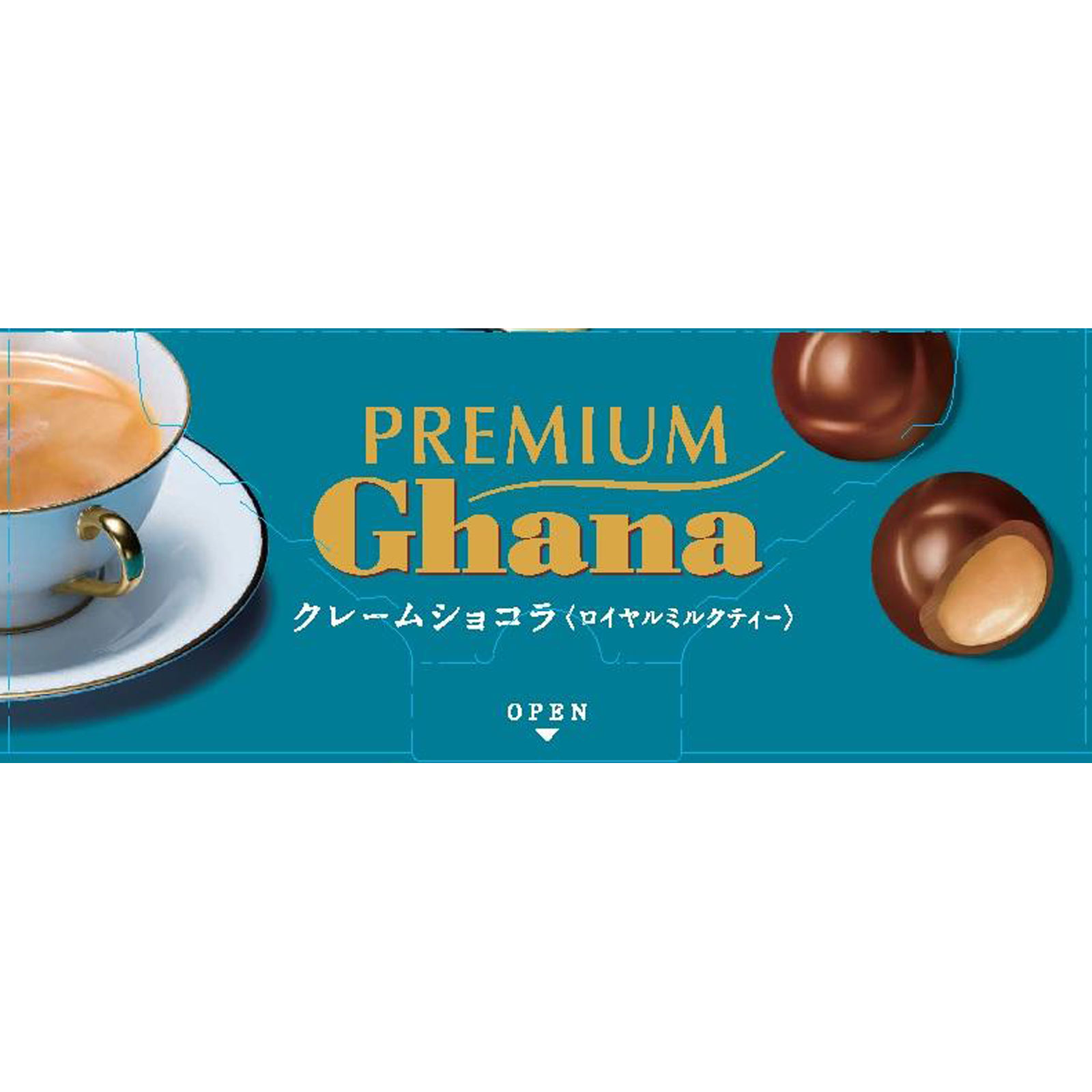プレミアムガーナ クレームショコラ＜ロイヤルミルクティー
