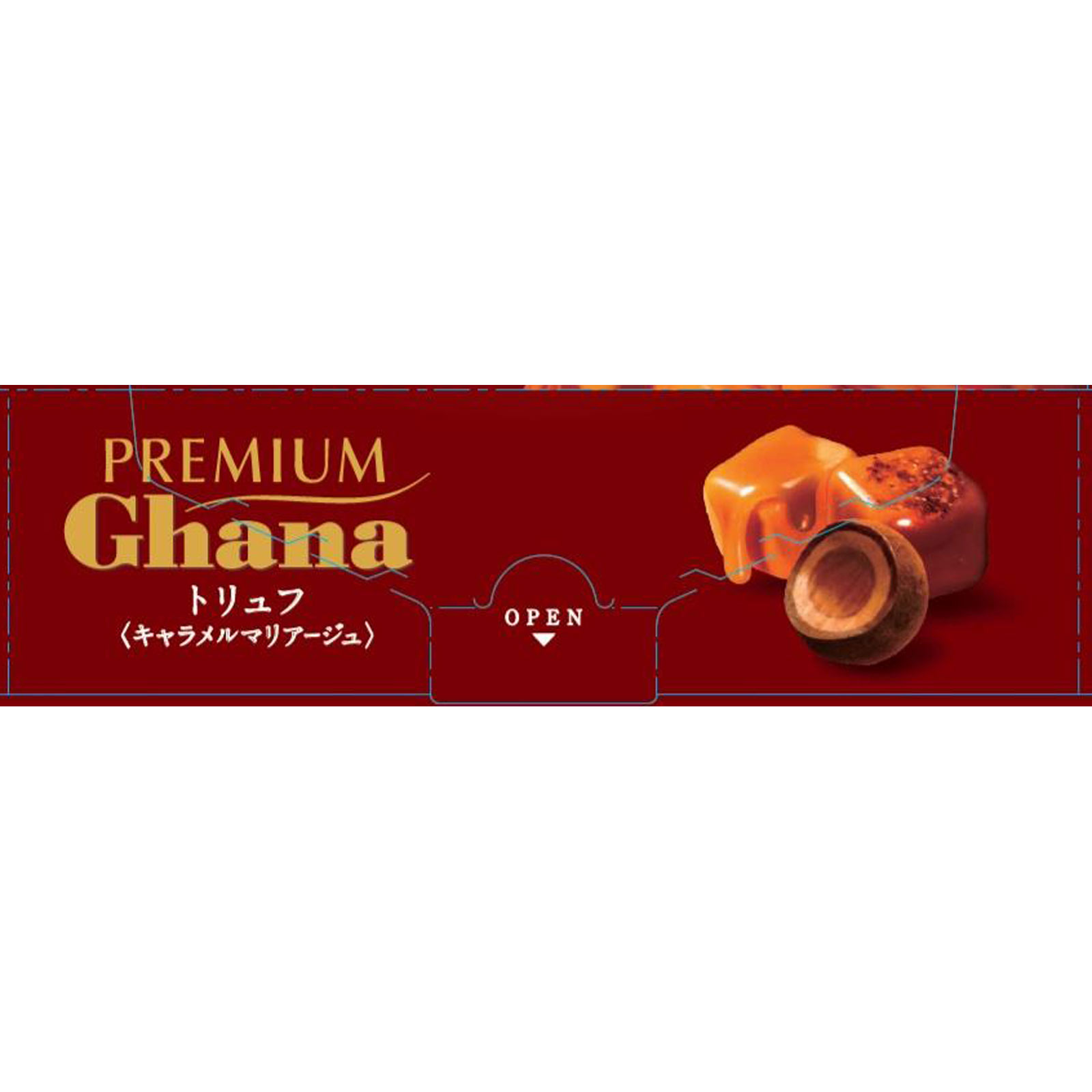 プレミアムガーナ　トリュフ＜キャラメルマリアージュ＞ ４９ｇ ロッテ