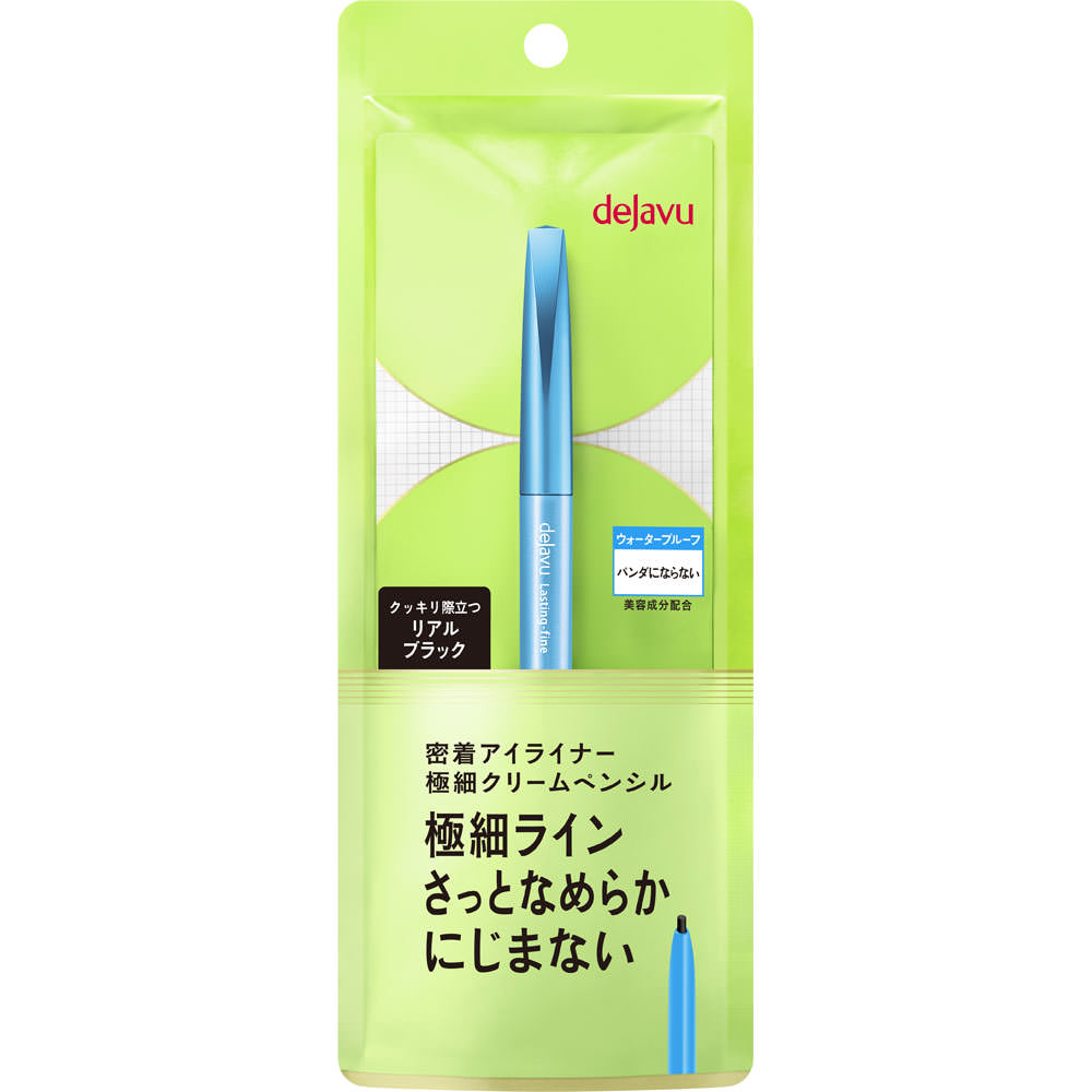 デジャヴュ 極細クリームペンシル １リアルブラック ＿ イミュ