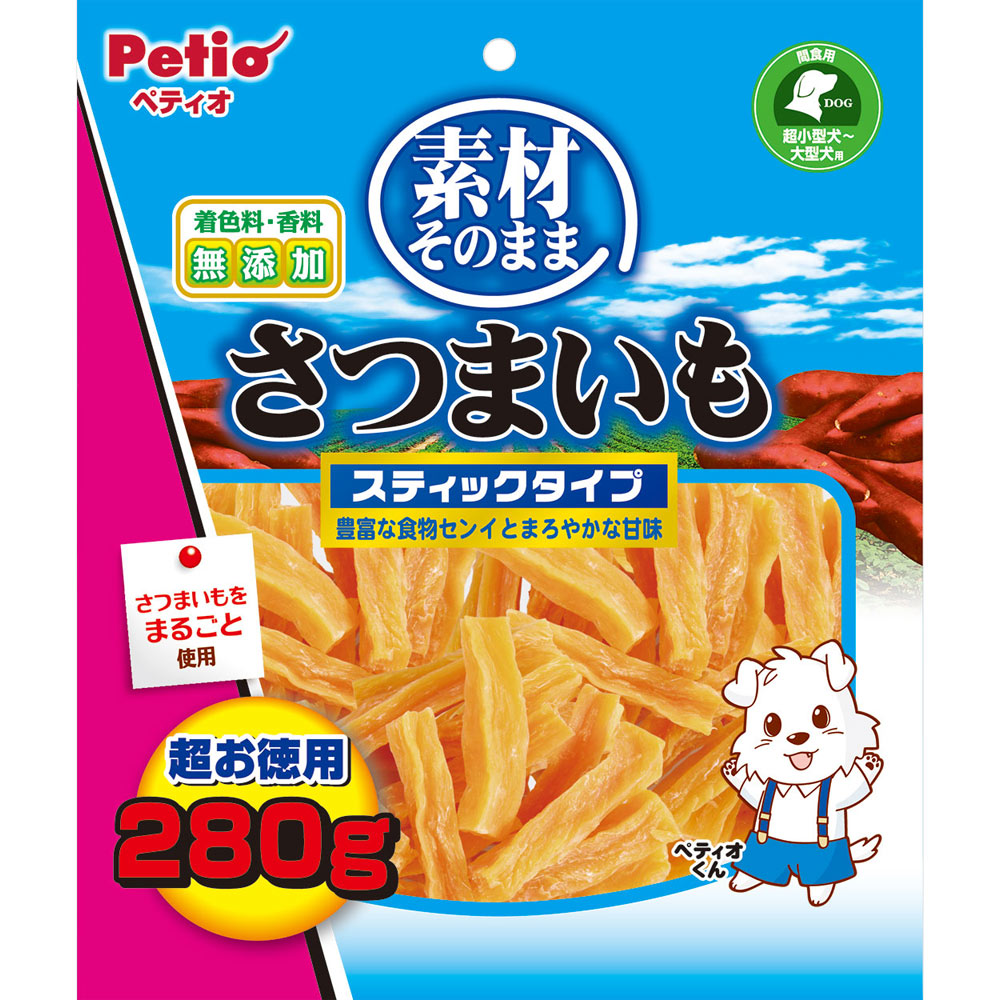 素材そのまま さつまいも スティック ２８０ｇ ペティオ