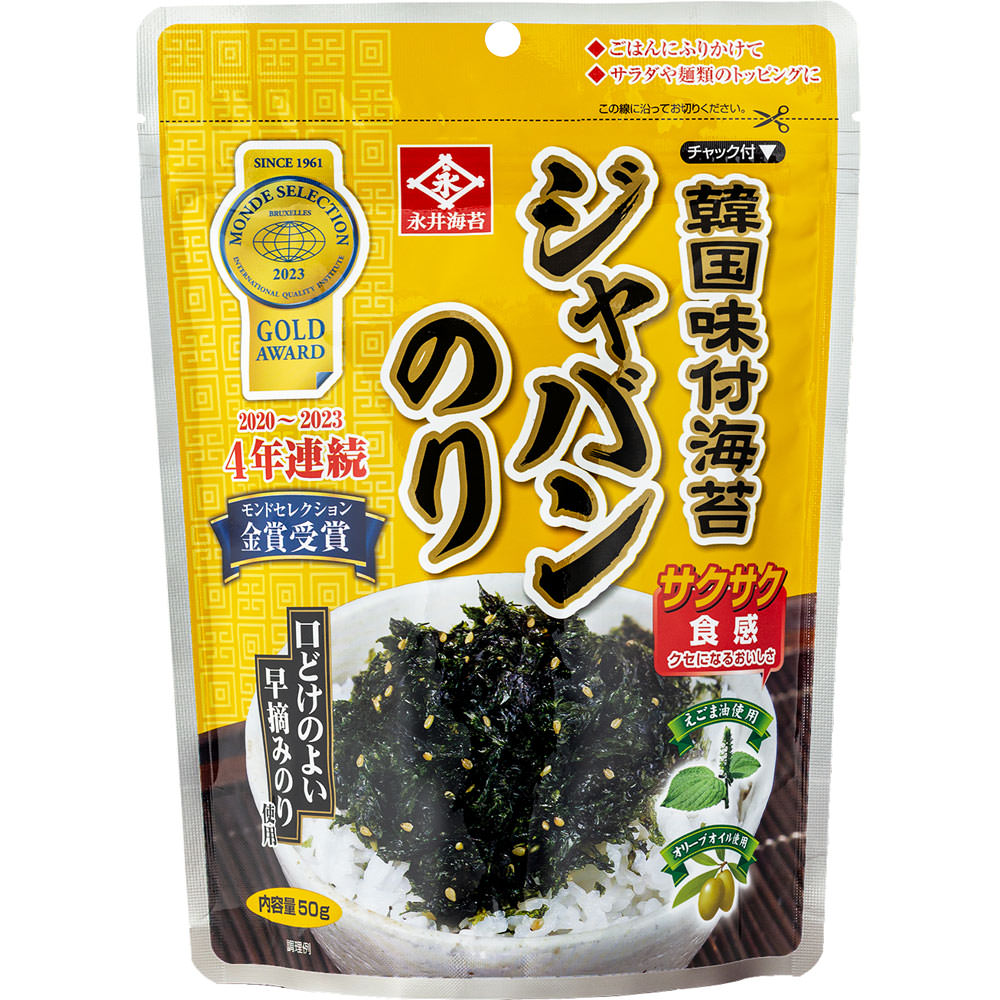 韓国味付ジャバンのり ５０ｇ 永井海苔