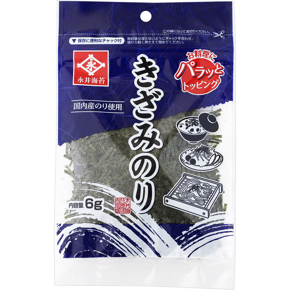 きざみのり ６ｇ 永井海苔