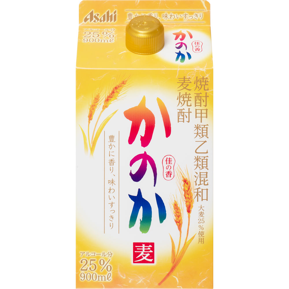 麦焼酎 かのか ２５度 ９００ｍｌ アサヒビール