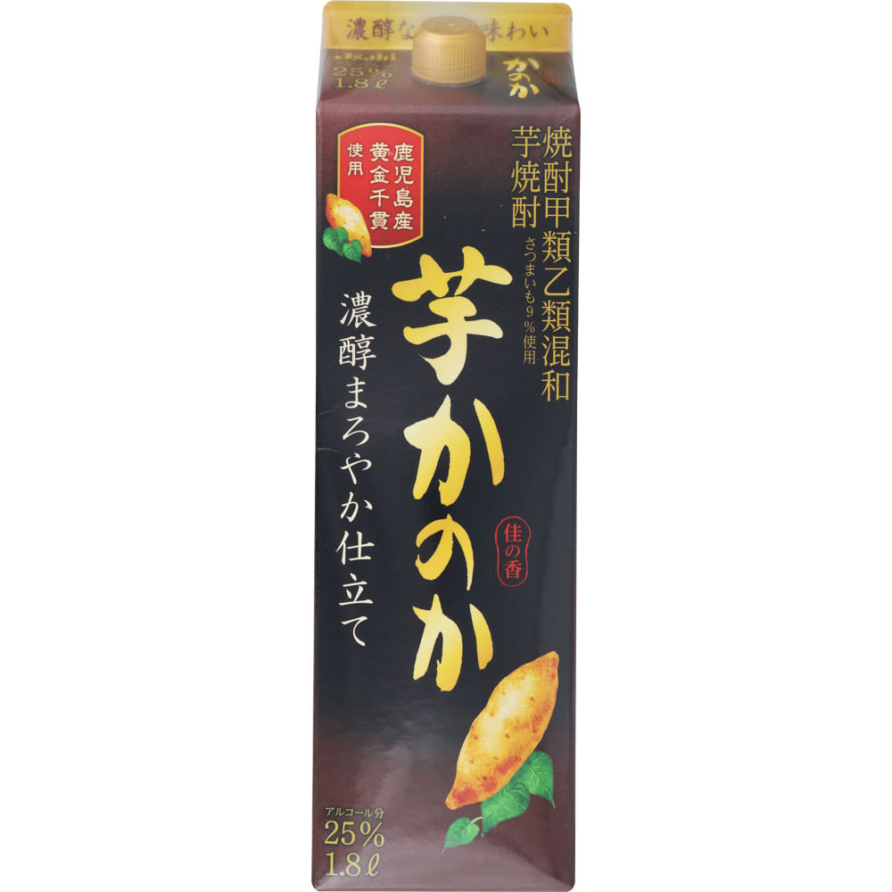 芋焼酎 かのか 濃醇まろやか仕立て ２５度パック １８００ｍｌ アサヒビール