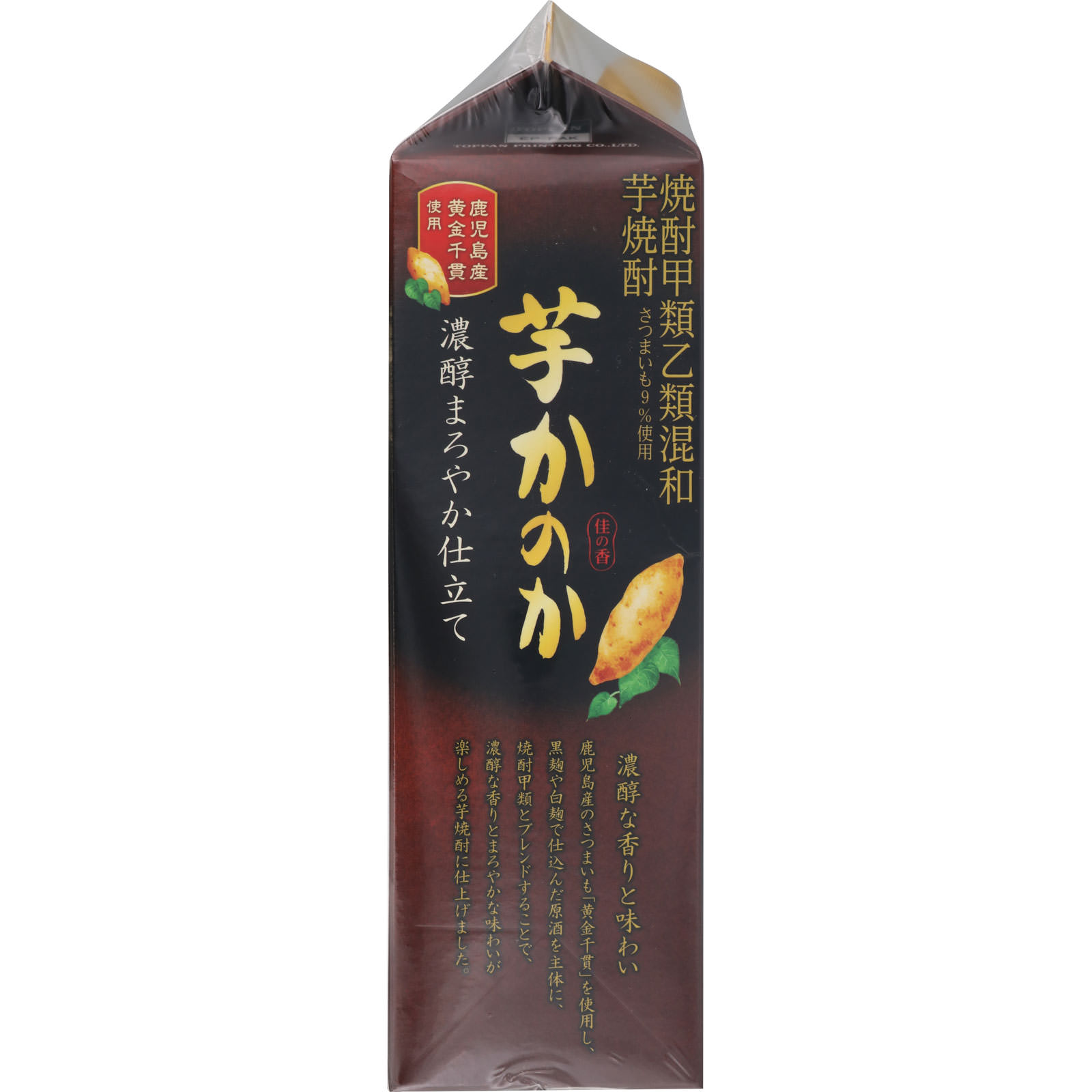 芋焼酎 かのか 濃醇まろやか仕立て ２５度パック １８００ｍｌ アサヒビール