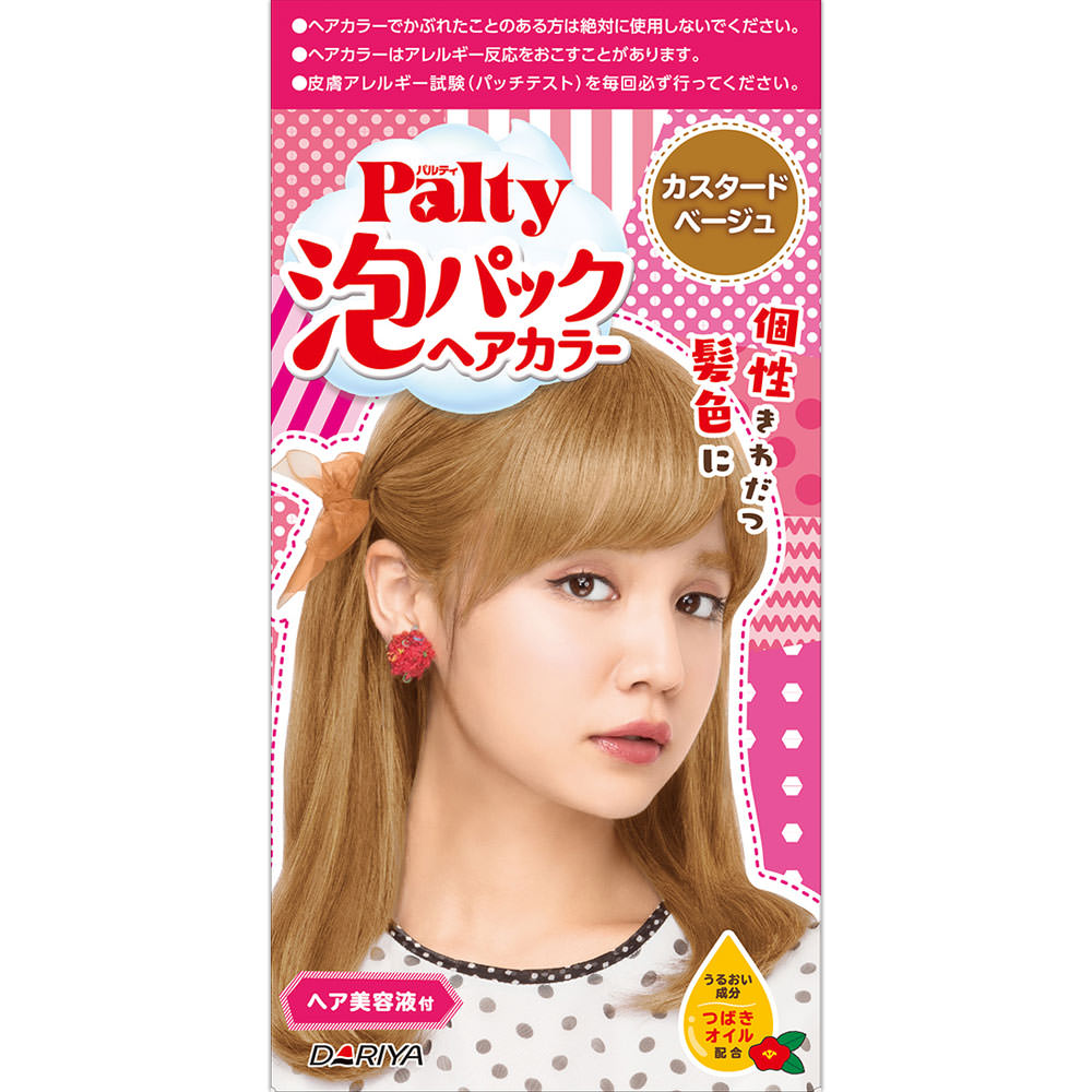 パルティ 泡パックヘアカラー カスタードベージュ ７５ｍｌ＋７５ｍｌ ダリヤ (医薬部外品)