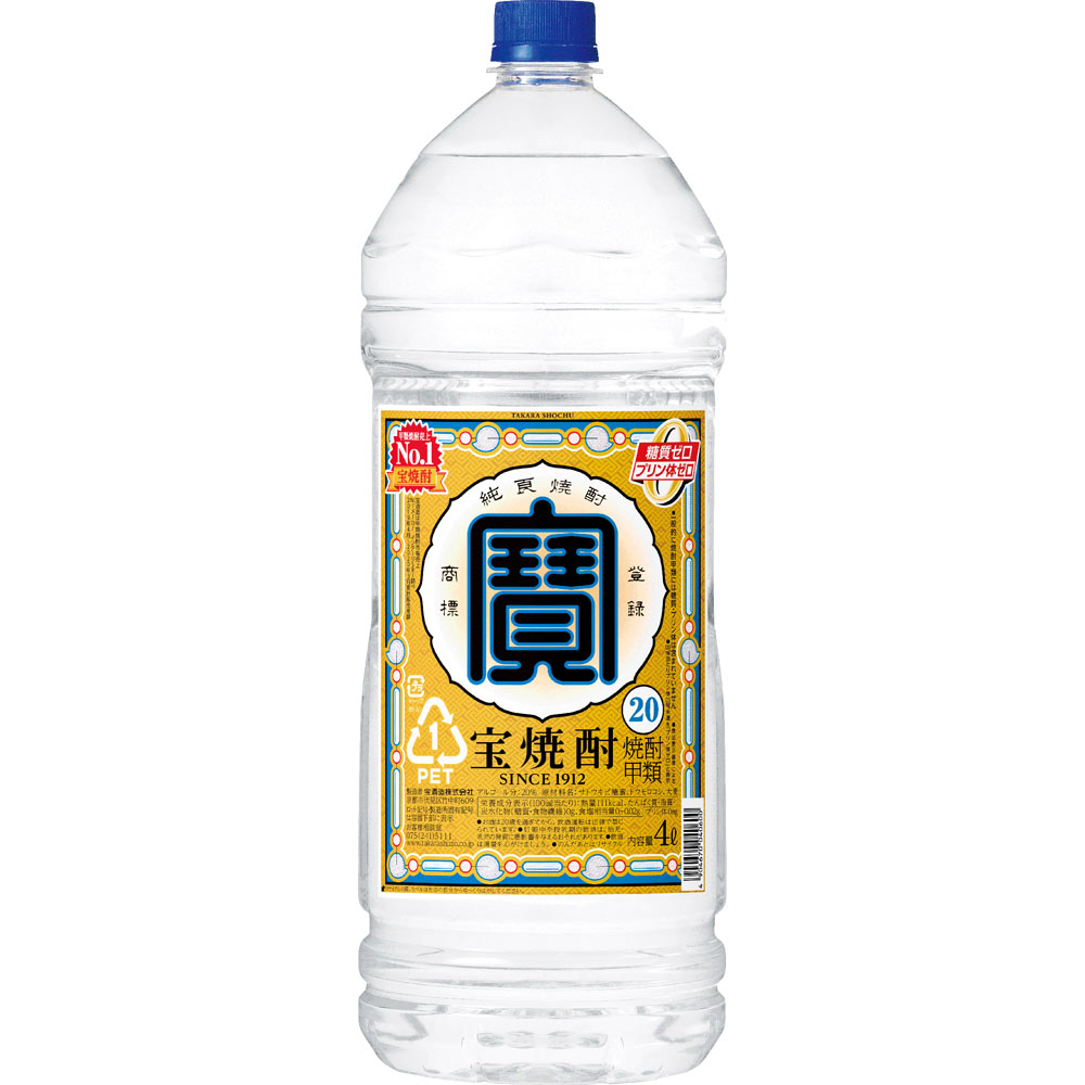 宝焼酎２０° ４０００ｍｌ 宝酒造