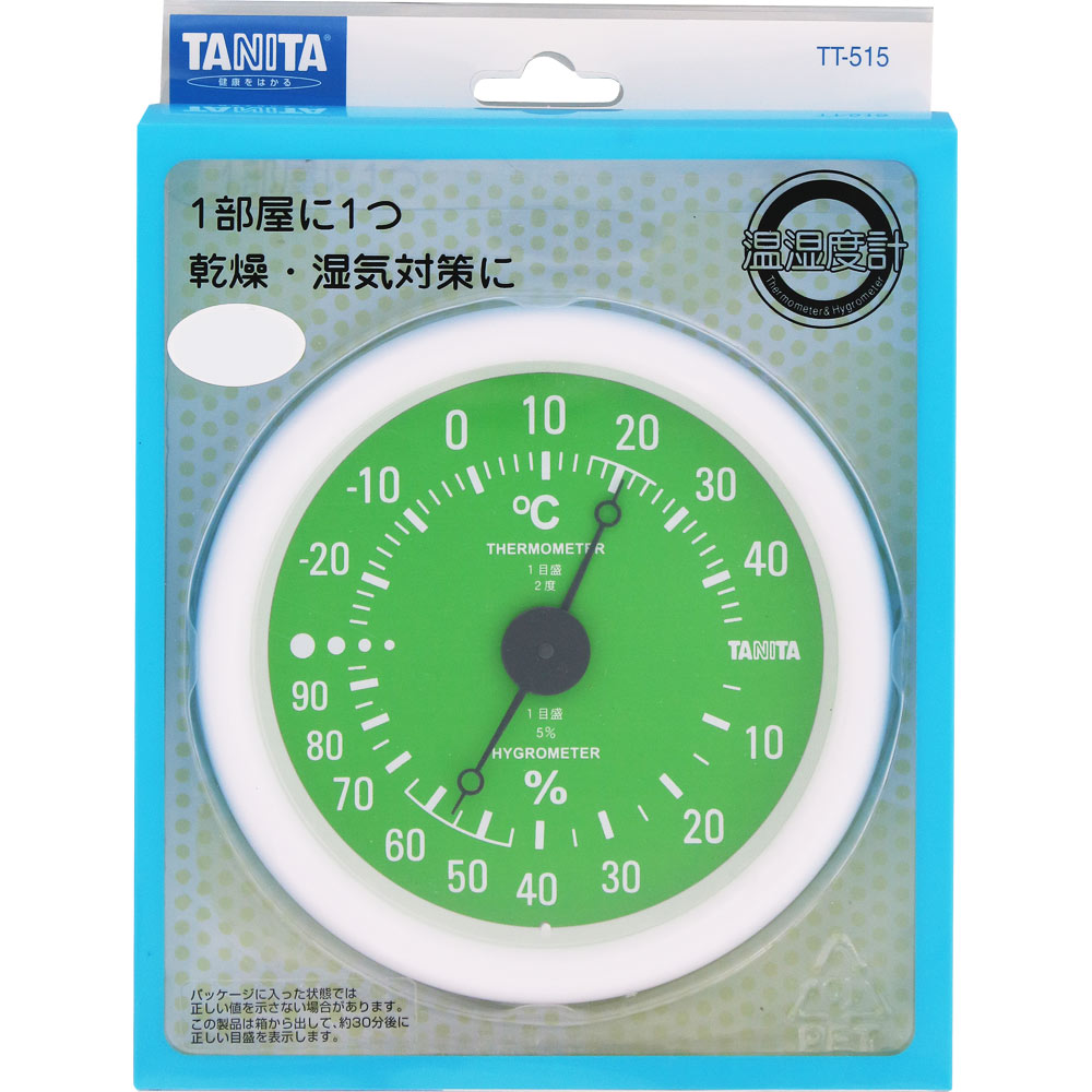ＴＴ－５１５温湿度計 グリーン タニタ