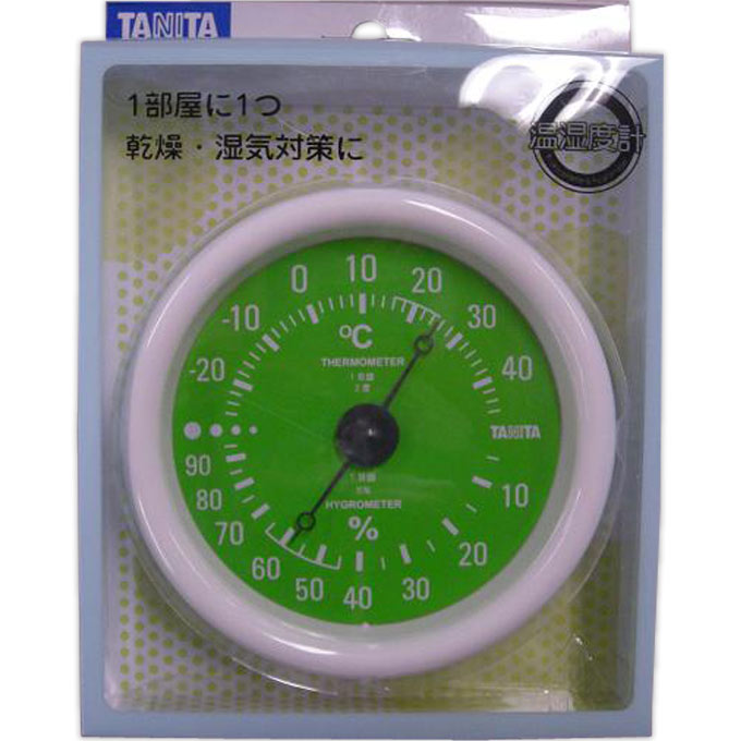 タニタ ＴＴ－５１５温湿度計 グリーン