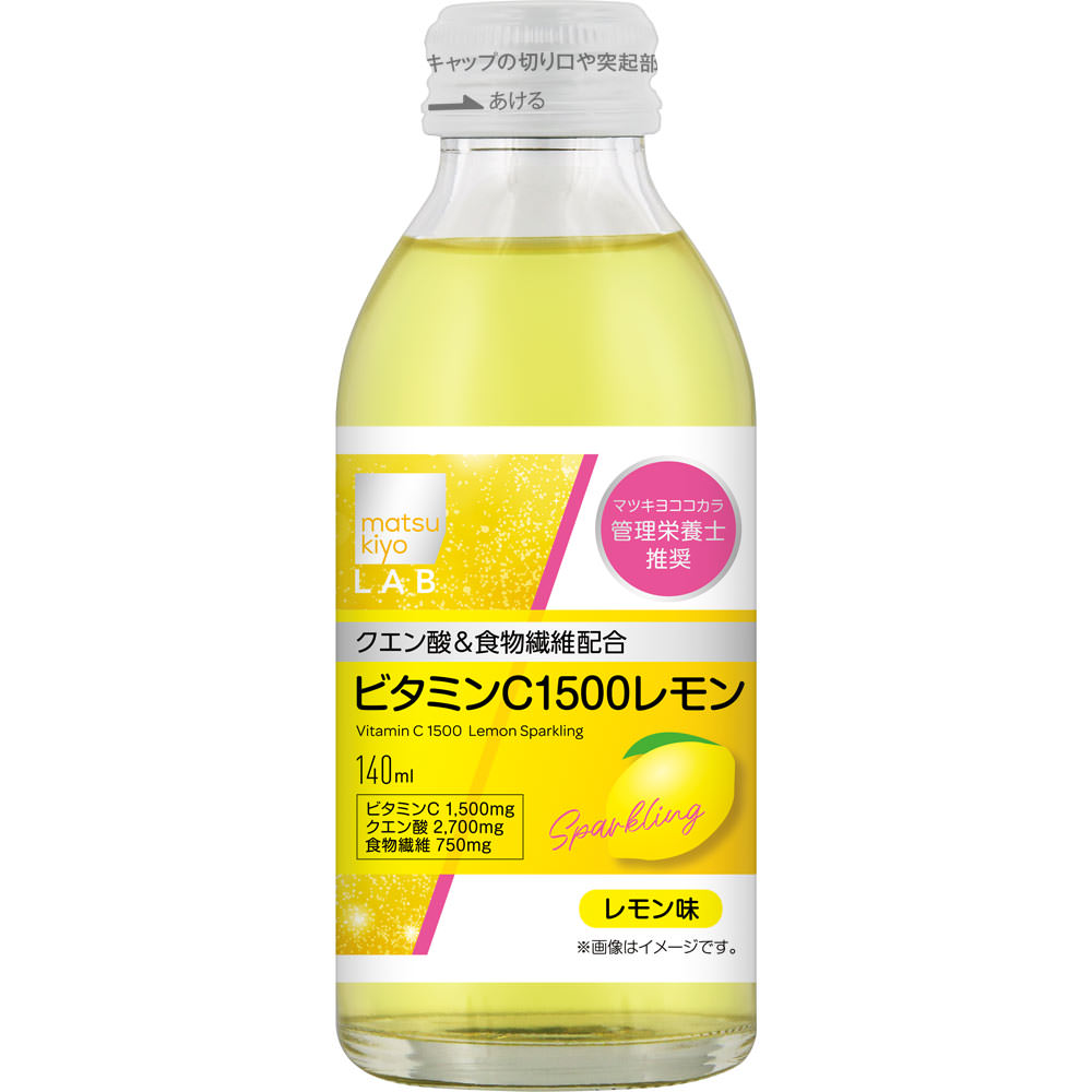 matsukiyo LAB ビタミンＣ１５００レモンスパークリング １４０ｍｌ×６