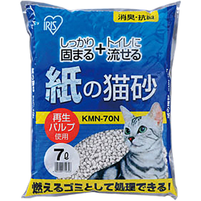 紙の猫砂 ＫＭＮ－７０Ｎ ７Ｌ アイリスオーヤマ