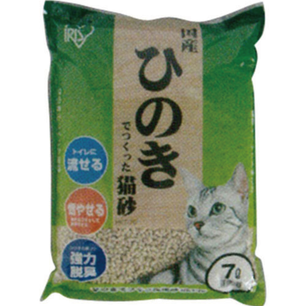 ひのきでつくった猫砂 １袋 アイリスオーヤマ