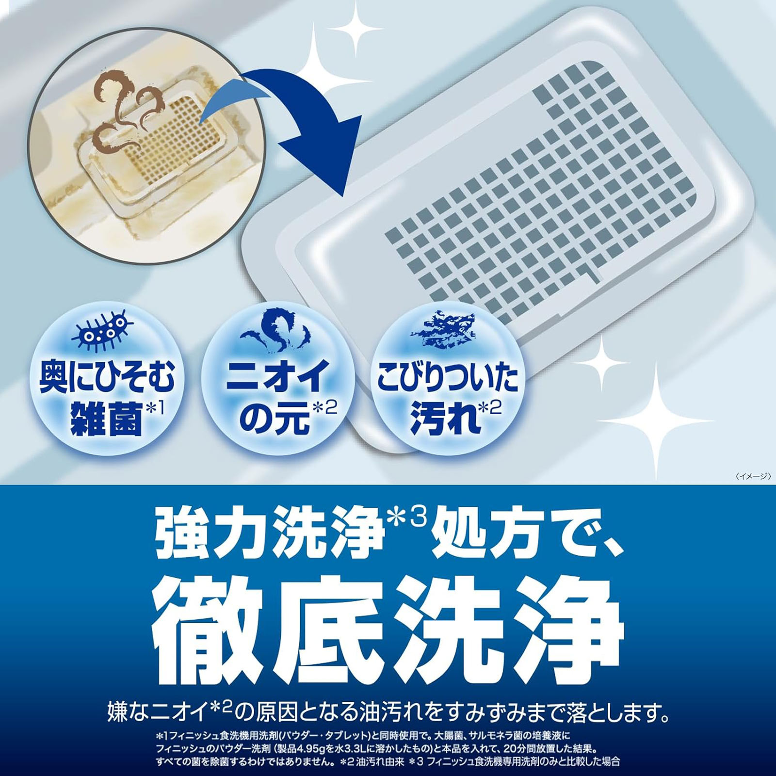 フィニッシュ 食洗機庫内強力洗浄タブレット 3個 レキットベンキーザー・ジャパン