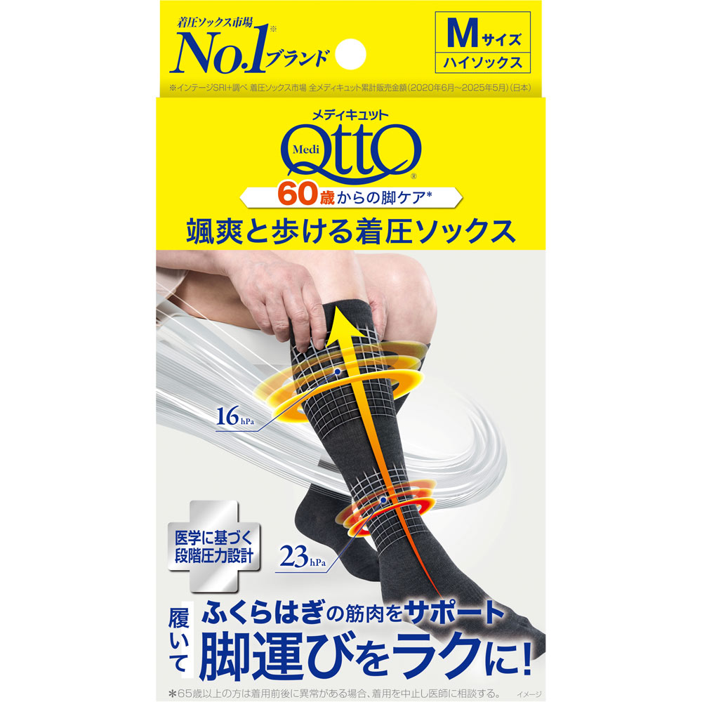 値下げ中⭐️MAKE QUTTO メイキュット　新品未使用 メディキュット 颯爽と歩ける着圧ソックス | マツキヨココカラ